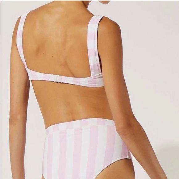 Solid & Striped Lilo Bikini Set in Cotton Candy Stripe - Picture 5 of 6